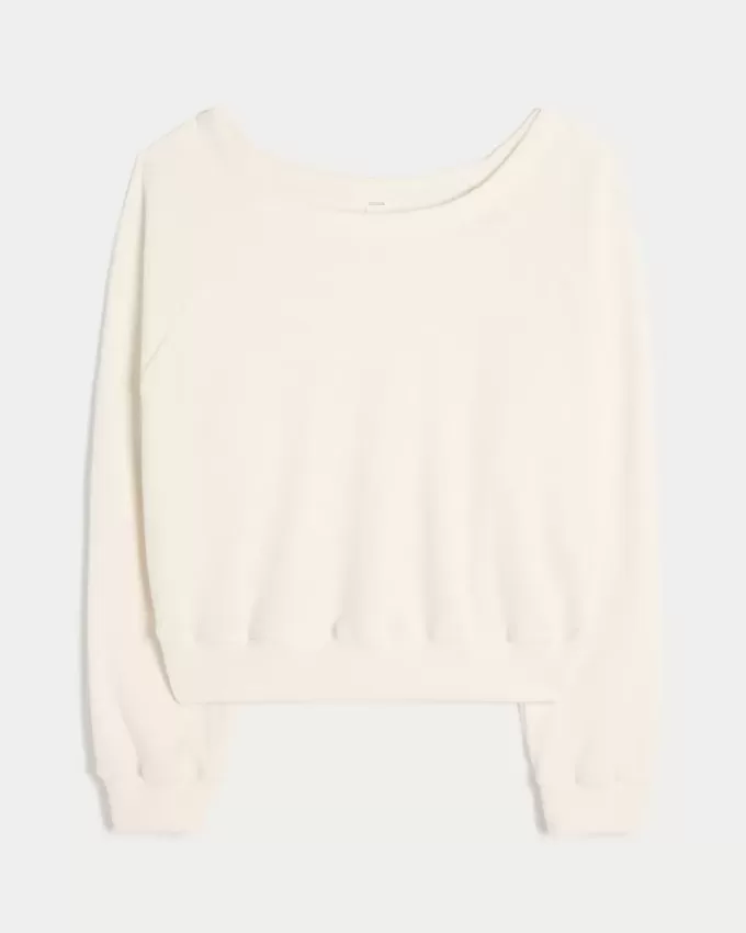 Gilly Hicks Top con hombros descubiertos y diseño de gofre Gilly Hicks Top con hombros descubiertos y diseño de gofre