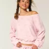Gilly Hicks Top con hombros descubiertos y diseño de gofre Gilly Hicks Top con hombros descubiertos y diseño de gofre