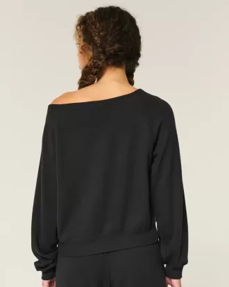 Gilly Hicks Top con hombros descubiertos y diseño de gofre
