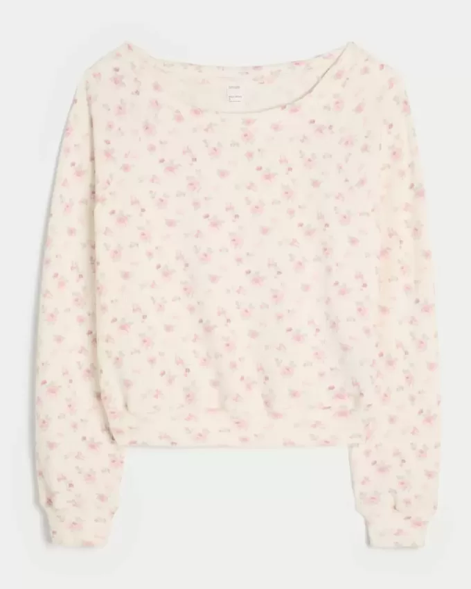 Gilly Hicks Top con hombros descubiertos y diseño de gofre Gilly Hicks Top con hombros descubiertos y diseño de gofre