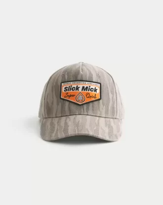 Gorra de béisbol con estampado de camuflaje de Slick Mick
