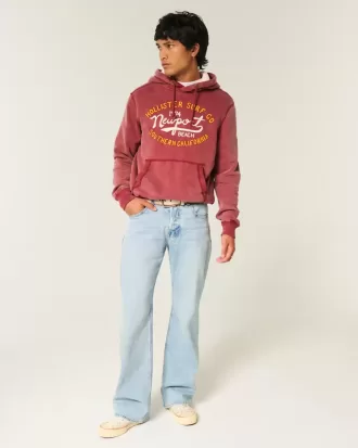 Jeans de corte bota relajados Hermosa
