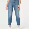 Jeans Mom de tiro ultra alto con lavado oscuro