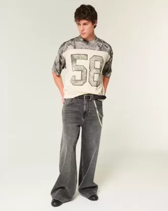 Jersey de camuflaje con corte cuadrado
