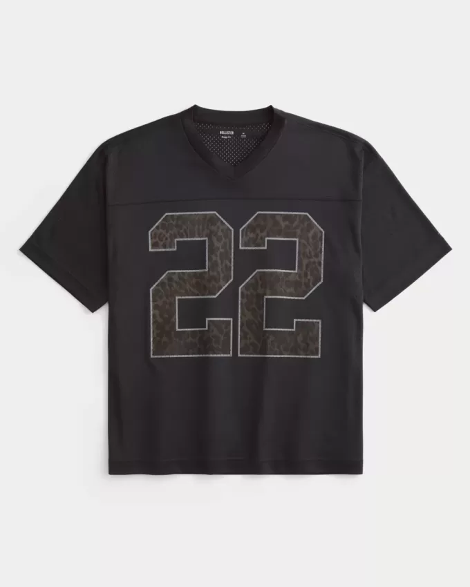 Jersey gráfico con patrón holgado Jersey gráfico con patrón holgado