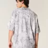 Jersey holgado de camuflaje gráfico Jersey holgado de camuflaje gráfico