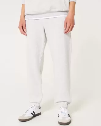 Joggers relajados de polar con logotipo