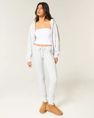 Leggings de polar con gráfico de corazón