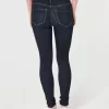 Leggings vaqueros de tiro alto con lavado oscuro Leggings vaqueros de tiro alto con lavado oscuro