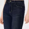 Leggings vaqueros de tiro alto con lavado oscuro Leggings vaqueros de tiro alto con lavado oscuro