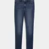 Leggings vaqueros de tiro alto con lavado oscuro Leggings vaqueros de tiro alto con lavado oscuro