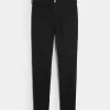 Leggings vaqueros negros de tiro alto Leggings vaqueros negros de tiro alto