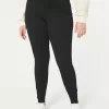 Leggings vaqueros negros de tiro alto con curvas Leggings vaqueros negros de tiro alto con curvas