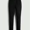 Leggings vaqueros negros de tiro alto con curvas Leggings vaqueros negros de tiro alto con curvas