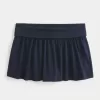 Minifalda de punto plegable Minifalda de punto plegable
