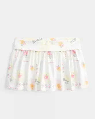 Minifalda de punto plegable
