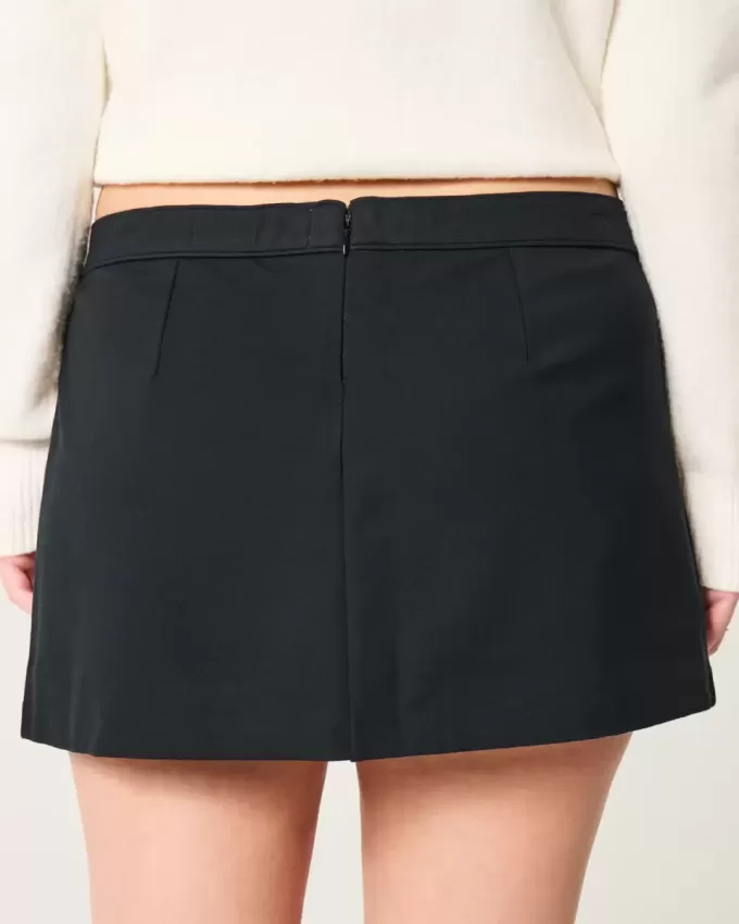 Minifalda evasé Ponte de talle bajo Minifalda evasé Ponte de talle bajo