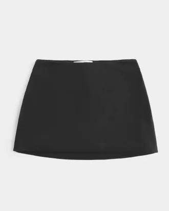 Minifalda pantalón de tiro alto con corte A