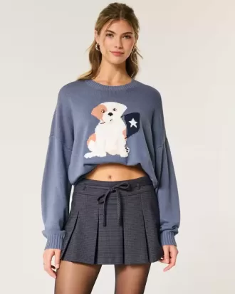 Minifalda plisada de tiro medio