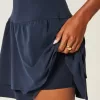 Minivestido de punto escalonado