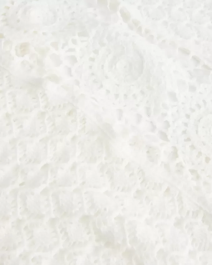 Minivestido estilo crochet con cuello halter