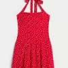Minivestido halter con cintura baja Minivestido halter con cintura baja