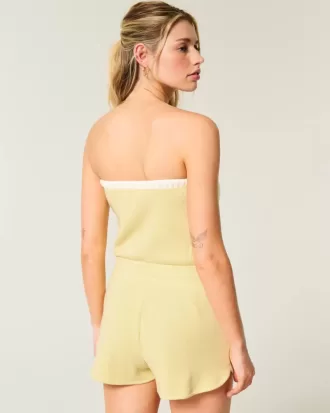Mono acogedor sin tirantes con diseño de gofre de Gilly Hicks