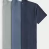 Pack de 3 camisetas refrescantes y relajadas Pack de 3 camisetas refrescantes y relajadas