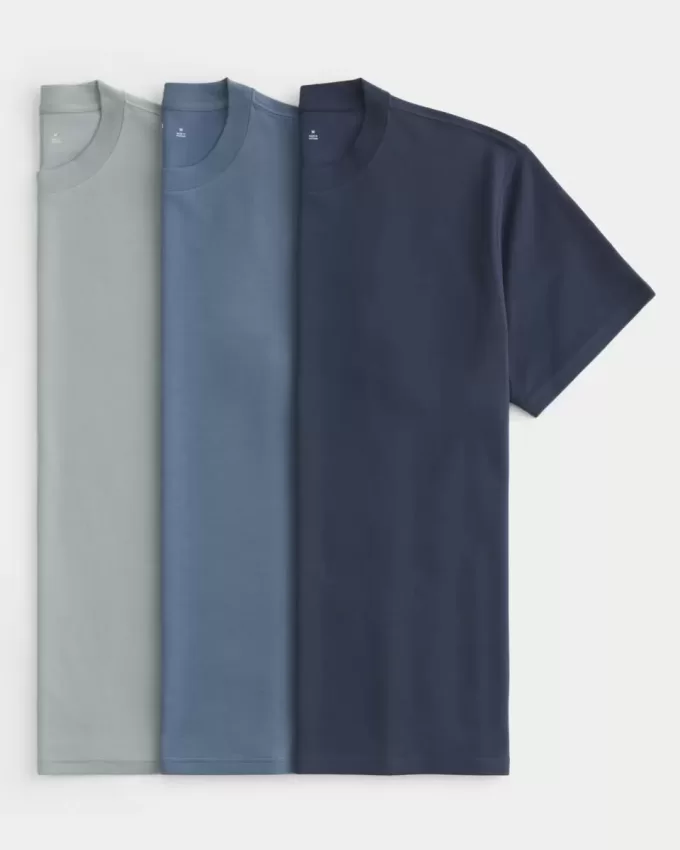 Pack de 3 camisetas refrescantes y relajadas Pack de 3 camisetas refrescantes y relajadas