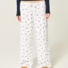 Pantalones anchos de canalé acogedores Pantalones anchos de canalé acogedores