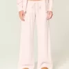 Pantalones anchos de canalé acogedores Pantalones anchos de canalé acogedores