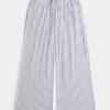 Pantalones anchos de canalé acogedores Pantalones anchos de canalé acogedores