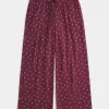 Pantalones anchos de canalé acogedores Pantalones anchos de canalé acogedores