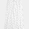 Pantalones anchos de canalé acogedores Pantalones anchos de canalé acogedores