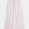 Pantalones anchos de canalé acogedores Pantalones anchos de canalé acogedores
