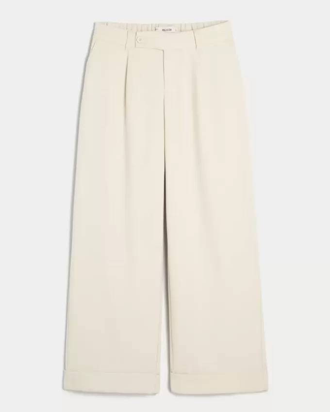 Pantalones anchos de tiro bajo Hollister Livvy Pantalones anchos de tiro bajo Hollister Livvy