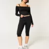 Pantalones capri con cintura plegable Gilly Hicks Active Recharge Pantalones capri con cintura plegable Gilly Hicks Active Recharge