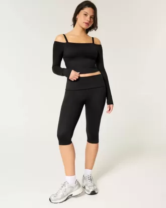Pantalones capri con cintura plegable Gilly Hicks Active Recharge