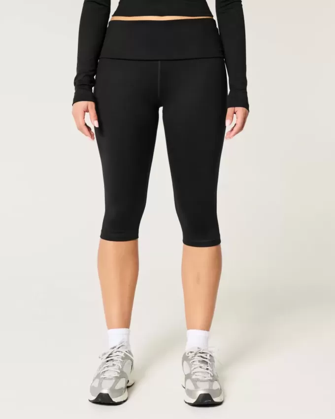 Pantalones capri con cintura plegable Gilly Hicks Active Recharge Pantalones capri con cintura plegable Gilly Hicks Active Recharge