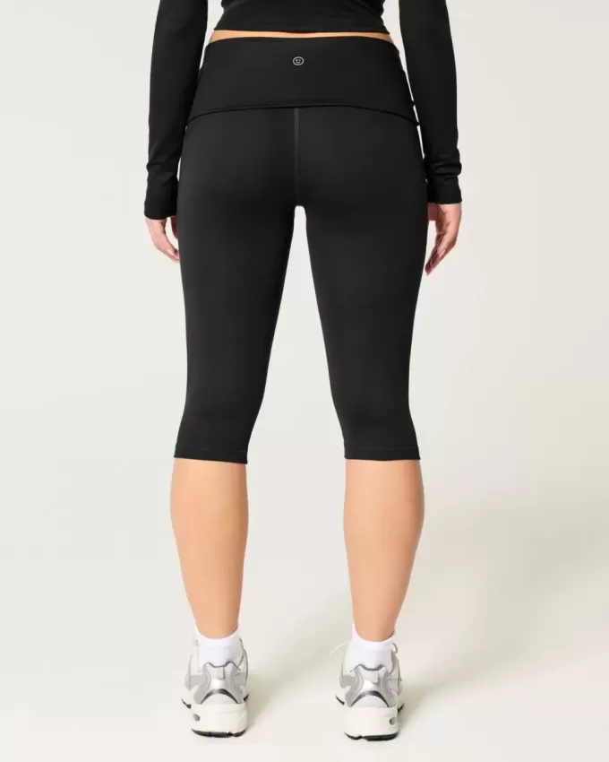 Pantalones capri con cintura plegable Gilly Hicks Active Recharge Pantalones capri con cintura plegable Gilly Hicks Active Recharge