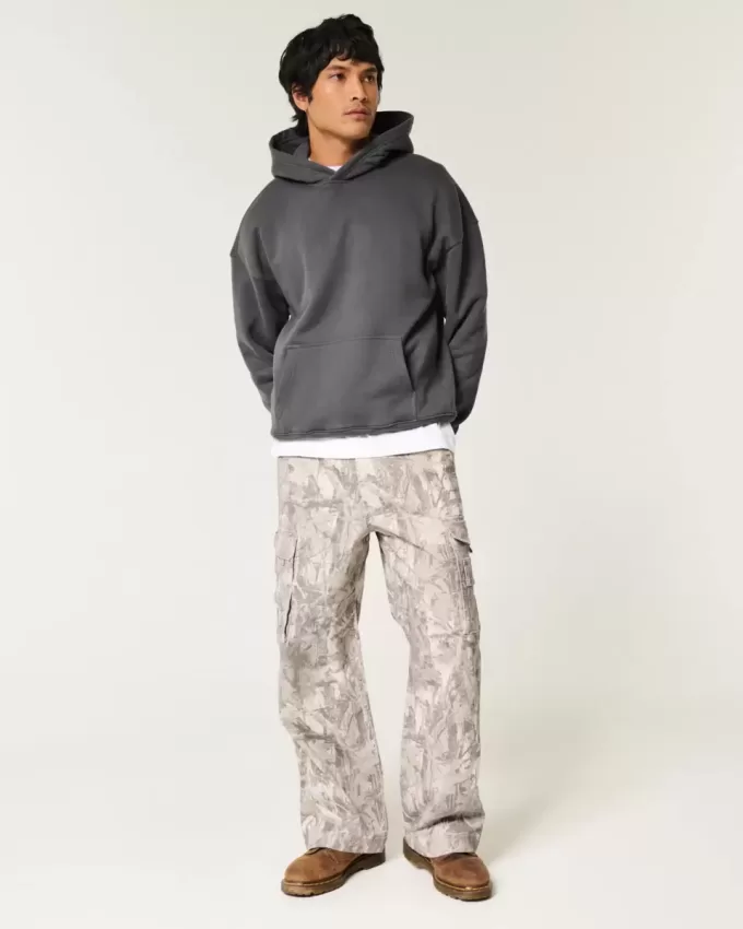 Pantalones cargo de camuflaje súper holgados Pantalones cargo de camuflaje súper holgados