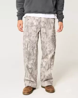 Pantalones cargo de camuflaje súper holgados