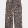 Pantalones cargo de camuflaje súper holgados