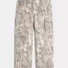 Pantalones cargo de camuflaje súper holgados Pantalones cargo de camuflaje súper holgados