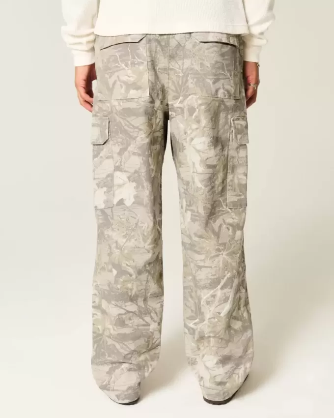 Pantalones cargo holgados estilo skater con camuflaje Pantalones cargo holgados estilo skater con camuflaje