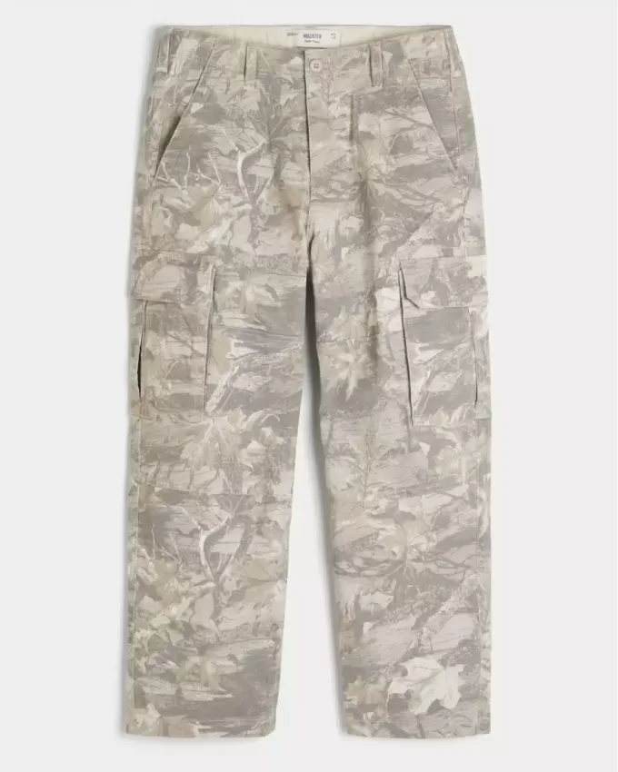 Pantalones cargo holgados estilo skater con camuflaje Pantalones cargo holgados estilo skater con camuflaje