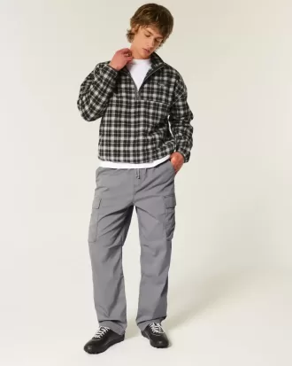 Pantalones cargo holgados sin cierres
