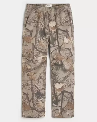 Pantalones cargo holgados sin cierres