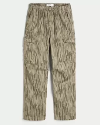 Pantalones cargo holgados sin cierres