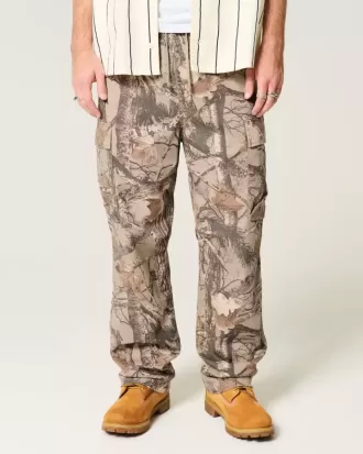 Pantalones cargo holgados sin cierres